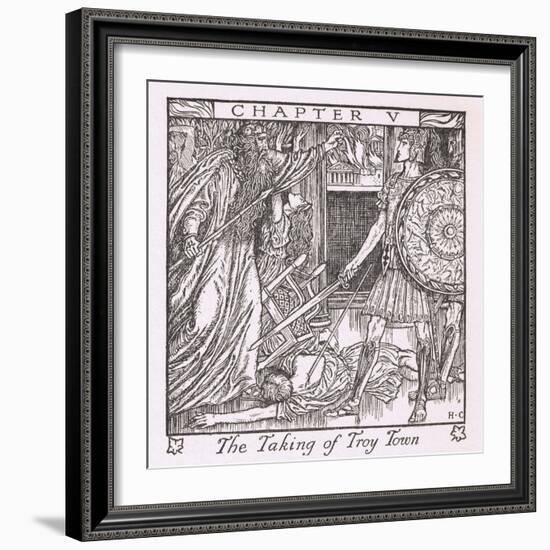 The Taking of Troy Town-Herbert Cole-Framed Giclee Print