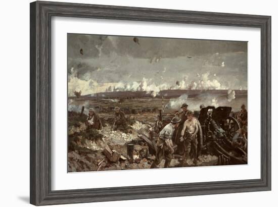 The Taking of Vimy Ridge, Easter Monday 1917, 1919-Richard Jack-Framed Giclee Print