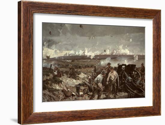 The Taking of Vimy Ridge, Easter Monday 1917, 1919-Richard Jack-Framed Giclee Print