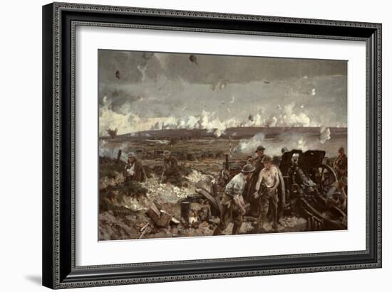 The Taking of Vimy Ridge, Easter Monday 1917, 1919-Richard Jack-Framed Giclee Print