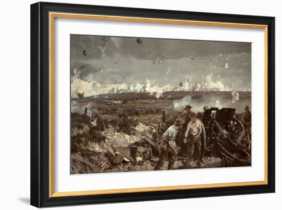 The Taking of Vimy Ridge, Easter Monday 1917, 1919-Richard Jack-Framed Giclee Print