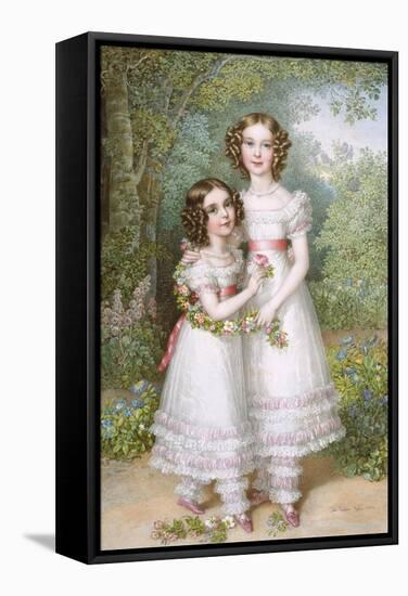 The Talbot Sisters-Johann Nepomuk Ender-Framed Premier Image Canvas