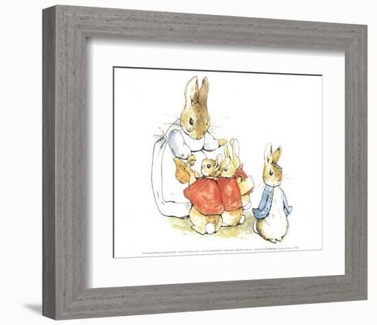 The Tale of Peter Rabbit II-Beatrix Potter-Framed Collectable Print