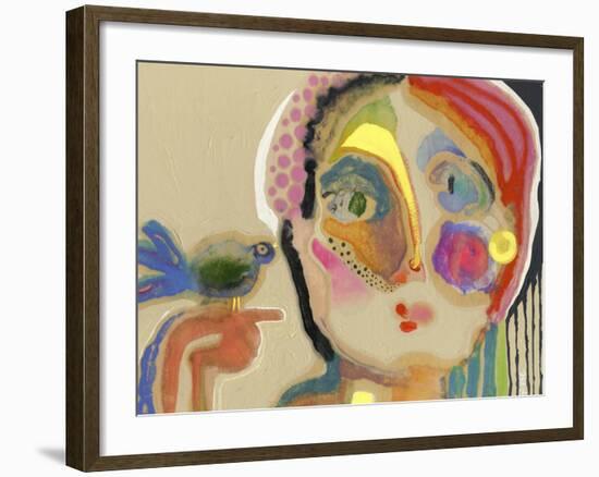 The Talker-Wyanne-Framed Premium Giclee Print