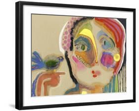 The Talker-Wyanne-Framed Giclee Print