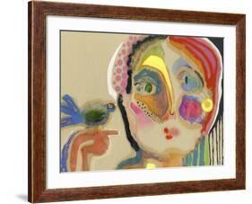 The Talker-Wyanne-Framed Giclee Print