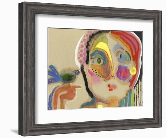 The Talker-Wyanne-Framed Giclee Print