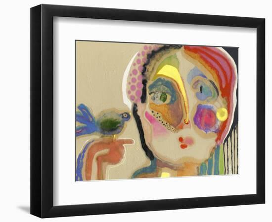 The Talker-Wyanne-Framed Giclee Print