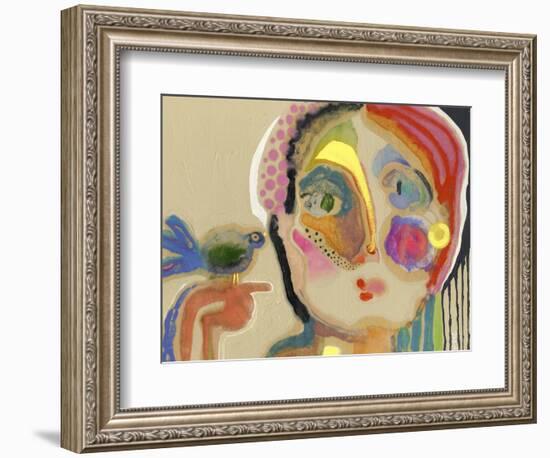 The Talker-Wyanne-Framed Premium Giclee Print