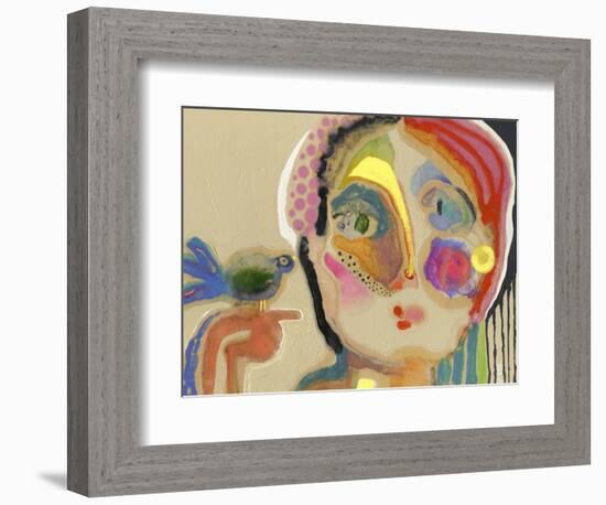 The Talker-Wyanne-Framed Premium Giclee Print