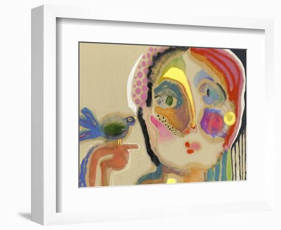 The Talker-Wyanne-Framed Premium Giclee Print