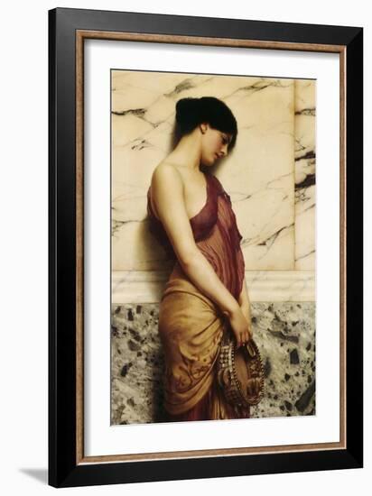 The Tambourine Girl, 1906-John William Godward-Framed Giclee Print