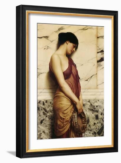 The Tambourine Girl, 1906-John William Godward-Framed Giclee Print