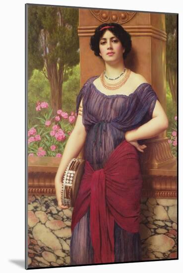 The Tambourine Girl, 1906-John William Godward-Mounted Giclee Print