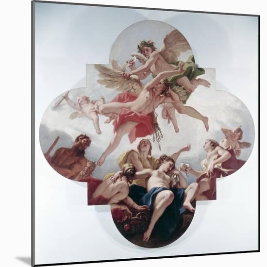 The Taming of Cupid-Sebastiano Ricci-Mounted Giclee Print