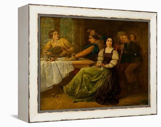 'The Taming of the Shrew' (Oil on Canvas)-Augustus Leopold Egg-Framed Premier Image Canvas