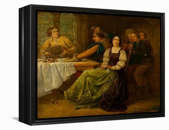 'The Taming of the Shrew' (Oil on Canvas)-Augustus Leopold Egg-Framed Premier Image Canvas