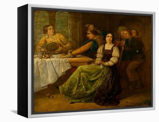 'The Taming of the Shrew' (Oil on Canvas)-Augustus Leopold Egg-Framed Premier Image Canvas