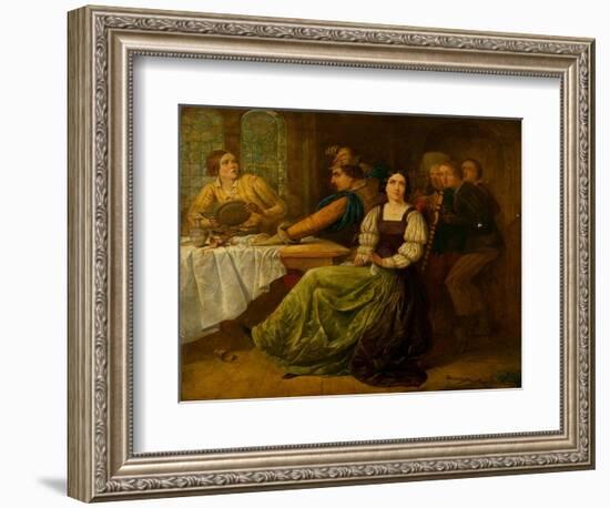 'The Taming of the Shrew' (Oil on Canvas)-Augustus Leopold Egg-Framed Giclee Print