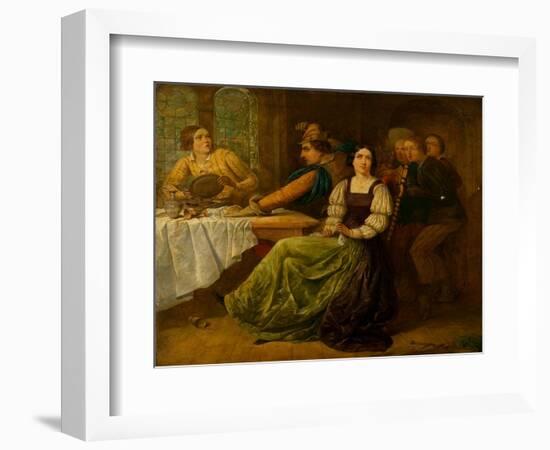 'The Taming of the Shrew' (Oil on Canvas)-Augustus Leopold Egg-Framed Giclee Print