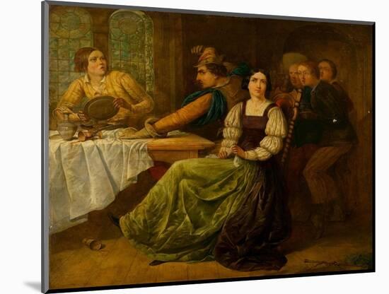 'The Taming of the Shrew' (Oil on Canvas)-Augustus Leopold Egg-Mounted Giclee Print