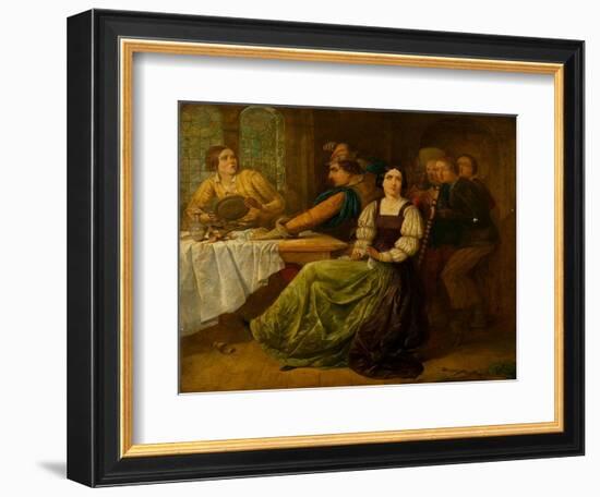 'The Taming of the Shrew' (Oil on Canvas)-Augustus Leopold Egg-Framed Giclee Print