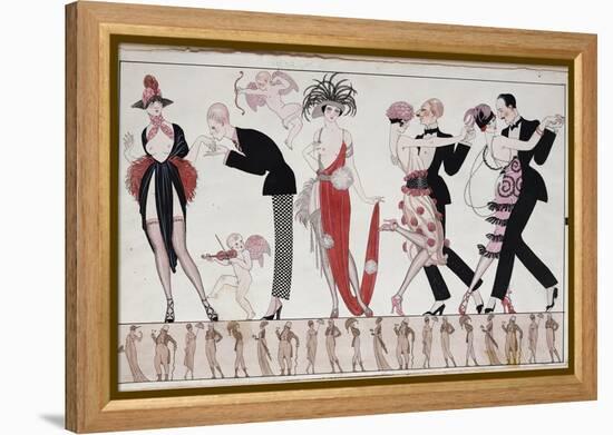 The Tango-Georges Barbier-Framed Premier Image Canvas