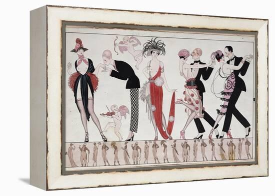 The Tango-Georges Barbier-Framed Premier Image Canvas