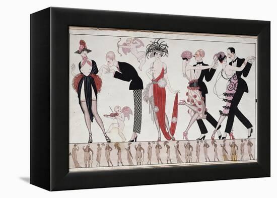 The Tango-Georges Barbier-Framed Premier Image Canvas