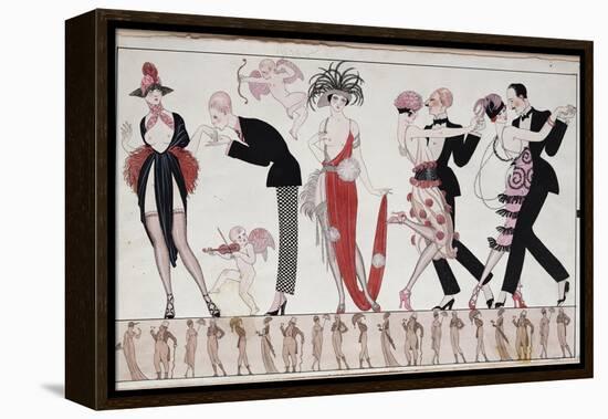 The Tango-Georges Barbier-Framed Premier Image Canvas