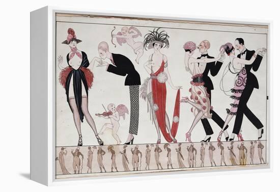 The Tango-Georges Barbier-Framed Premier Image Canvas