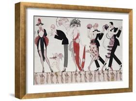 The Tango-Georges Barbier-Framed Giclee Print