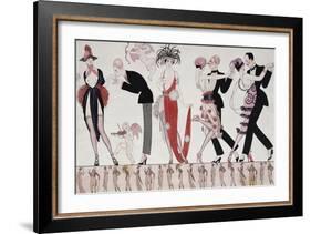 The Tango-Georges Barbier-Framed Giclee Print