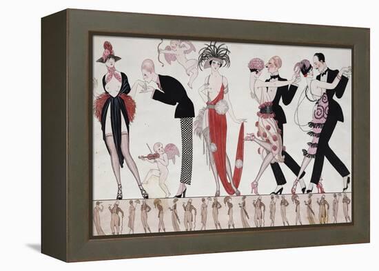 The Tango-Georges Barbier-Framed Premier Image Canvas