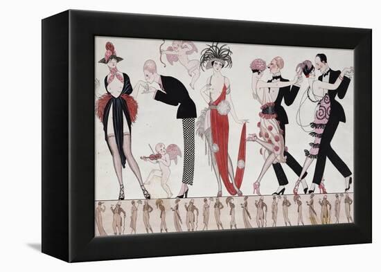 The Tango-Georges Barbier-Framed Premier Image Canvas