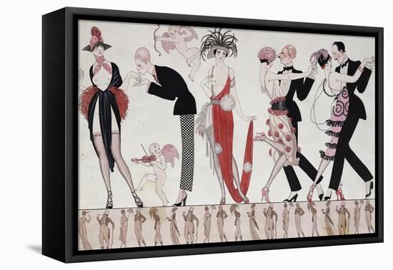 The Tango-Georges Barbier-Framed Premier Image Canvas