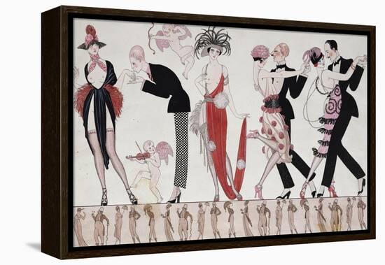 The Tango-Georges Barbier-Framed Premier Image Canvas