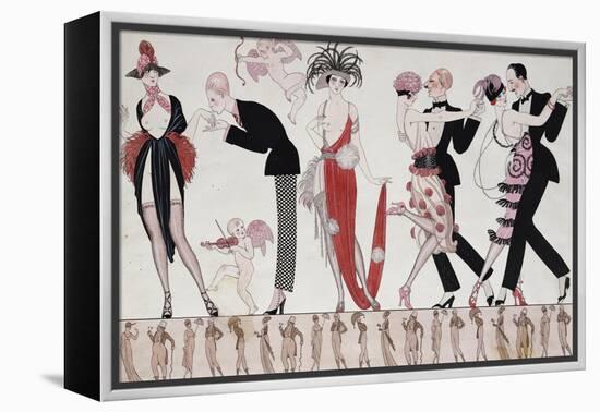 The Tango-Georges Barbier-Framed Premier Image Canvas