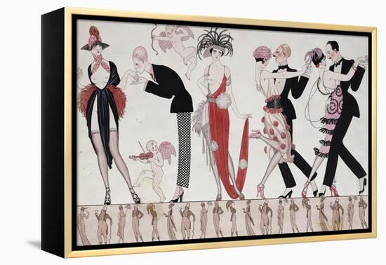 The Tango-Georges Barbier-Framed Premier Image Canvas