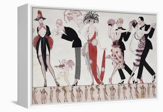 The Tango-Georges Barbier-Framed Premier Image Canvas