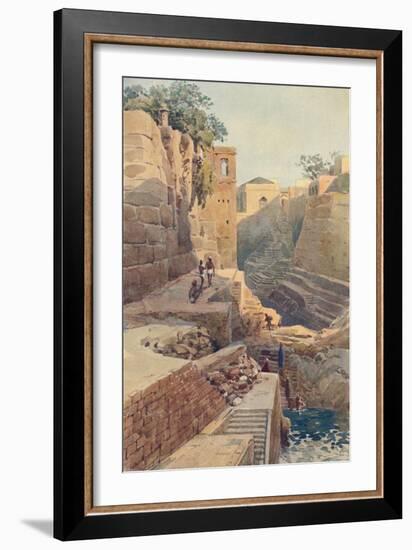 'The Tank at the Back of the Dargah, Ajmere', c1880 (1905)-Alexander Henry Hallam Murray-Framed Giclee Print