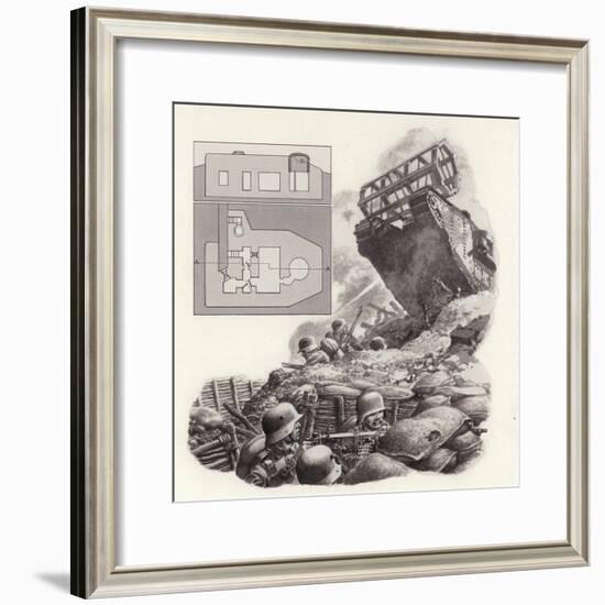 The Tank, First Used During the Great War-Pat Nicolle-Framed Giclee Print