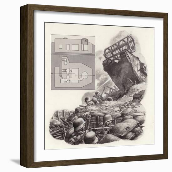 The Tank, First Used During the Great War-Pat Nicolle-Framed Giclee Print