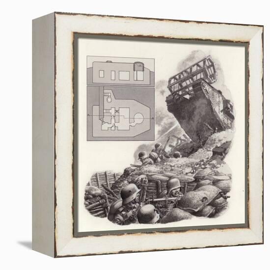 The Tank, First Used During the Great War-Pat Nicolle-Framed Premier Image Canvas