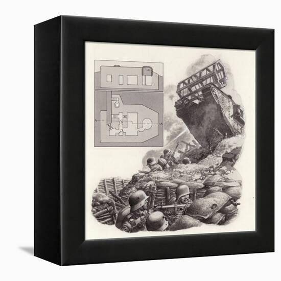 The Tank, First Used During the Great War-Pat Nicolle-Framed Premier Image Canvas