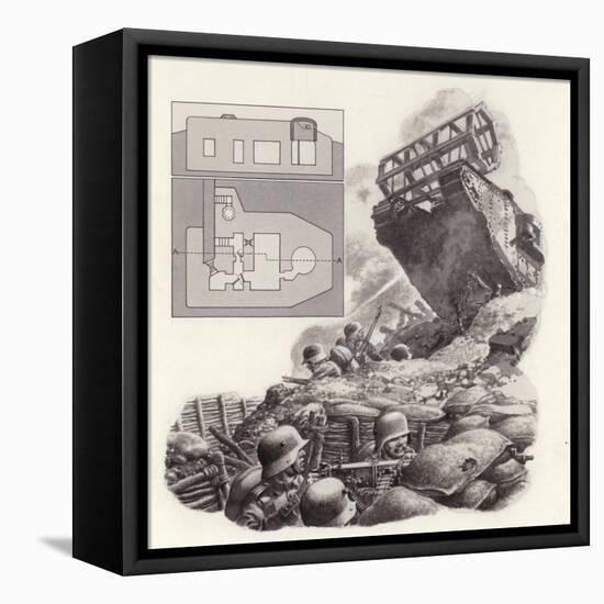 The Tank, First Used During the Great War-Pat Nicolle-Framed Premier Image Canvas