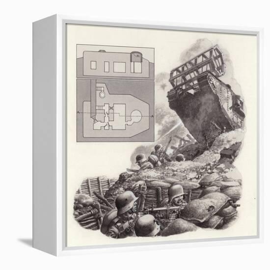 The Tank, First Used During the Great War-Pat Nicolle-Framed Premier Image Canvas