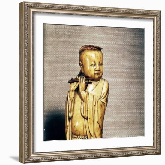 The Taoist Immortal, Han Xiangzi, Ming Dynasty, 17th century-Unknown-Framed Giclee Print