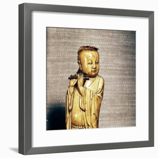 The Taoist Immortal, Han Xiangzi, Ming Dynasty, 17th century-Unknown-Framed Giclee Print