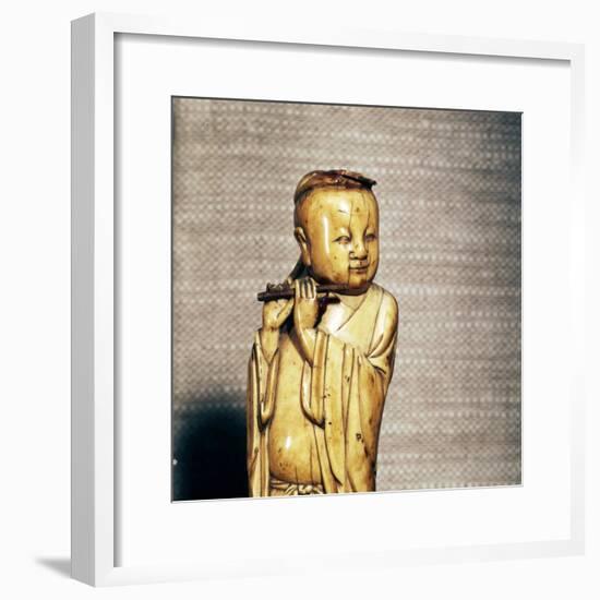 The Taoist Immortal, Han Xiangzi, Ming Dynasty, 17th century-Unknown-Framed Giclee Print